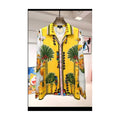 Blessed miami resort shirt -yellow